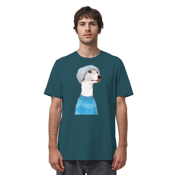 Whippet #3 ... Organic Unisex T-Shirt ... Charakterköpfe