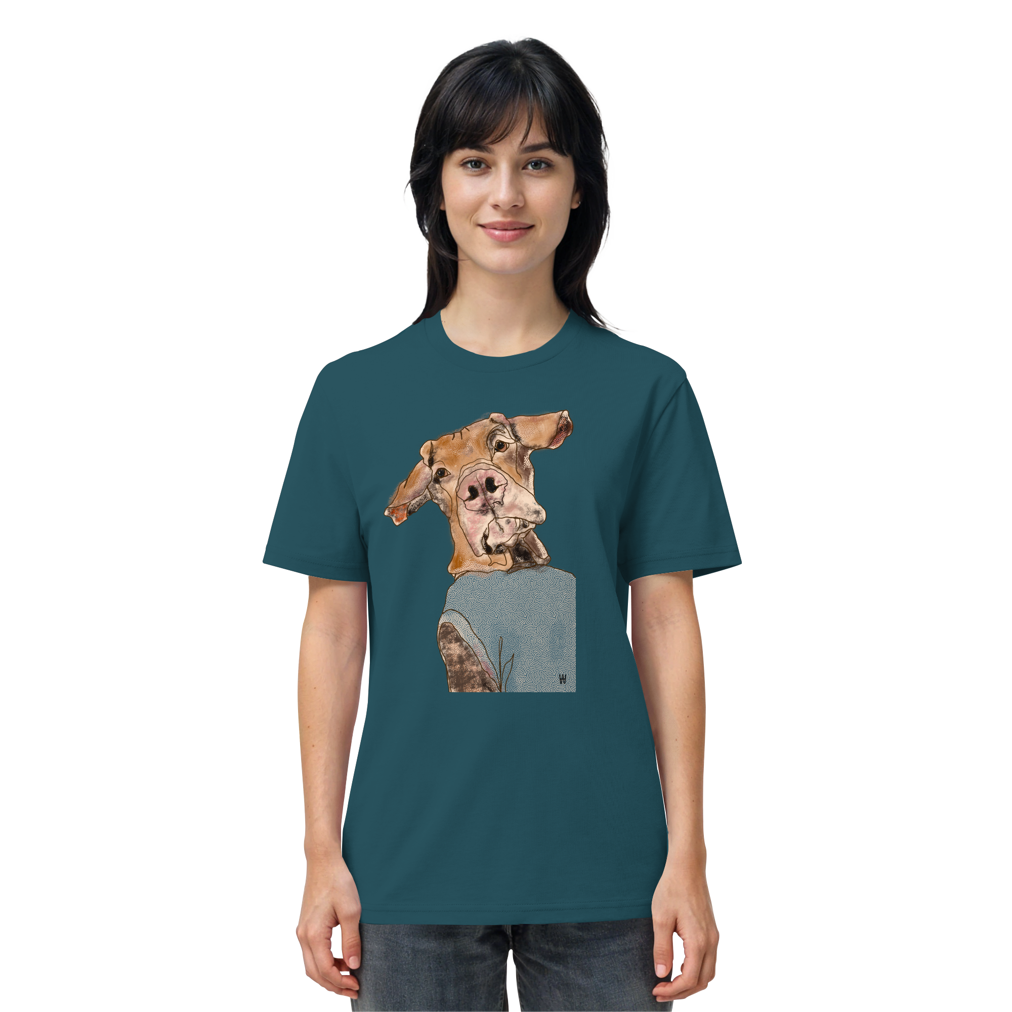 Magyar Vizsla #1 ... Organic Unisex Shirt ... Charakterköpfe