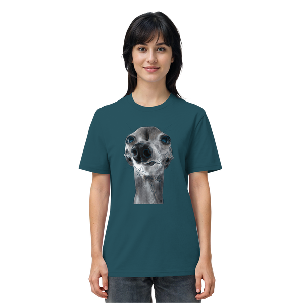 Italienisches Windspiel #6 ... Organic Unisex T-Shirt ... Charakterköpfe