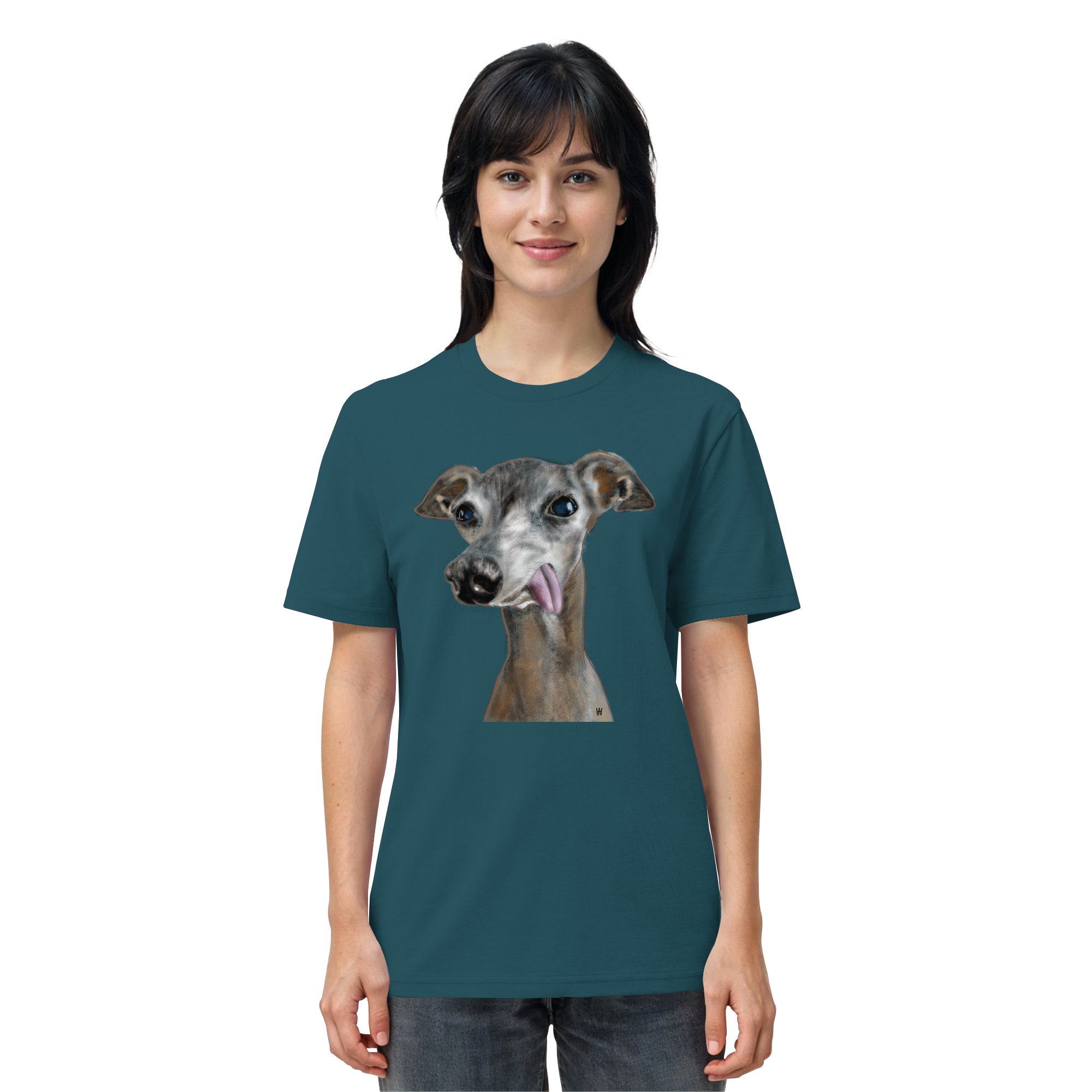 Italienisches Windspiel #8 ... Organic Unisex T-Shirt ... Lieblingsmomente