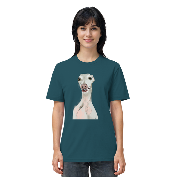 Italienisches Windspiel #12 ... Organic Unisex T-Shirt ... Charakterköpfe