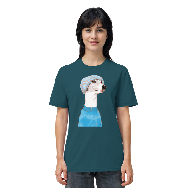 Whippet #3 ... Organic Unisex T-Shirt ... Charakterköpfe