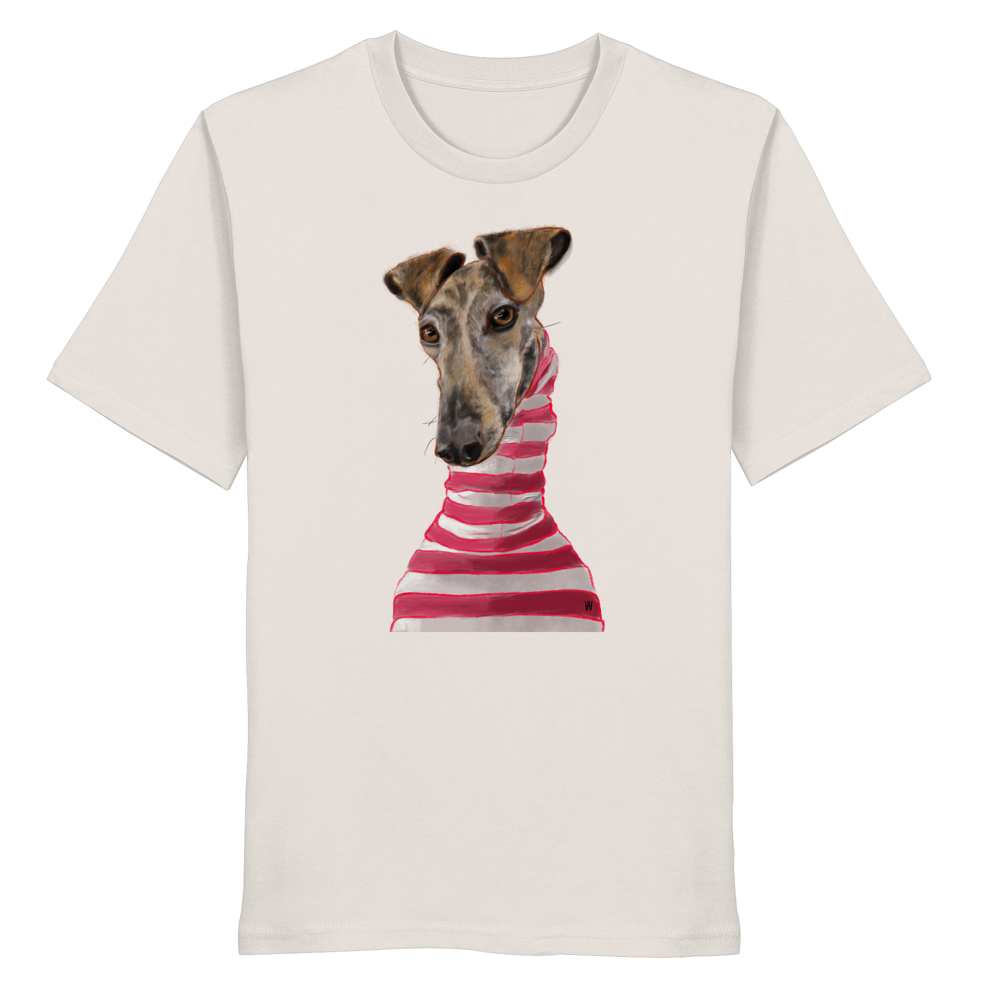 Galgo #2 ... Organic Unisex T-Shirt ... Charakterköpfe