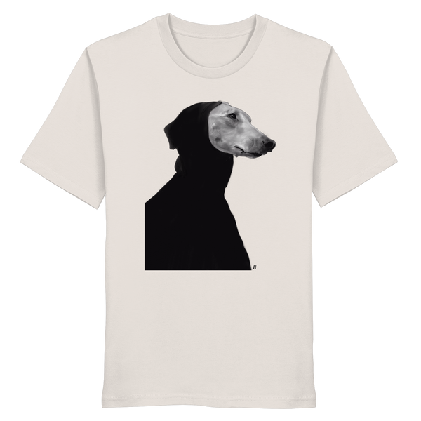 Whippet #12 ... Organic Unisex Shirt ... Charakterköpfe