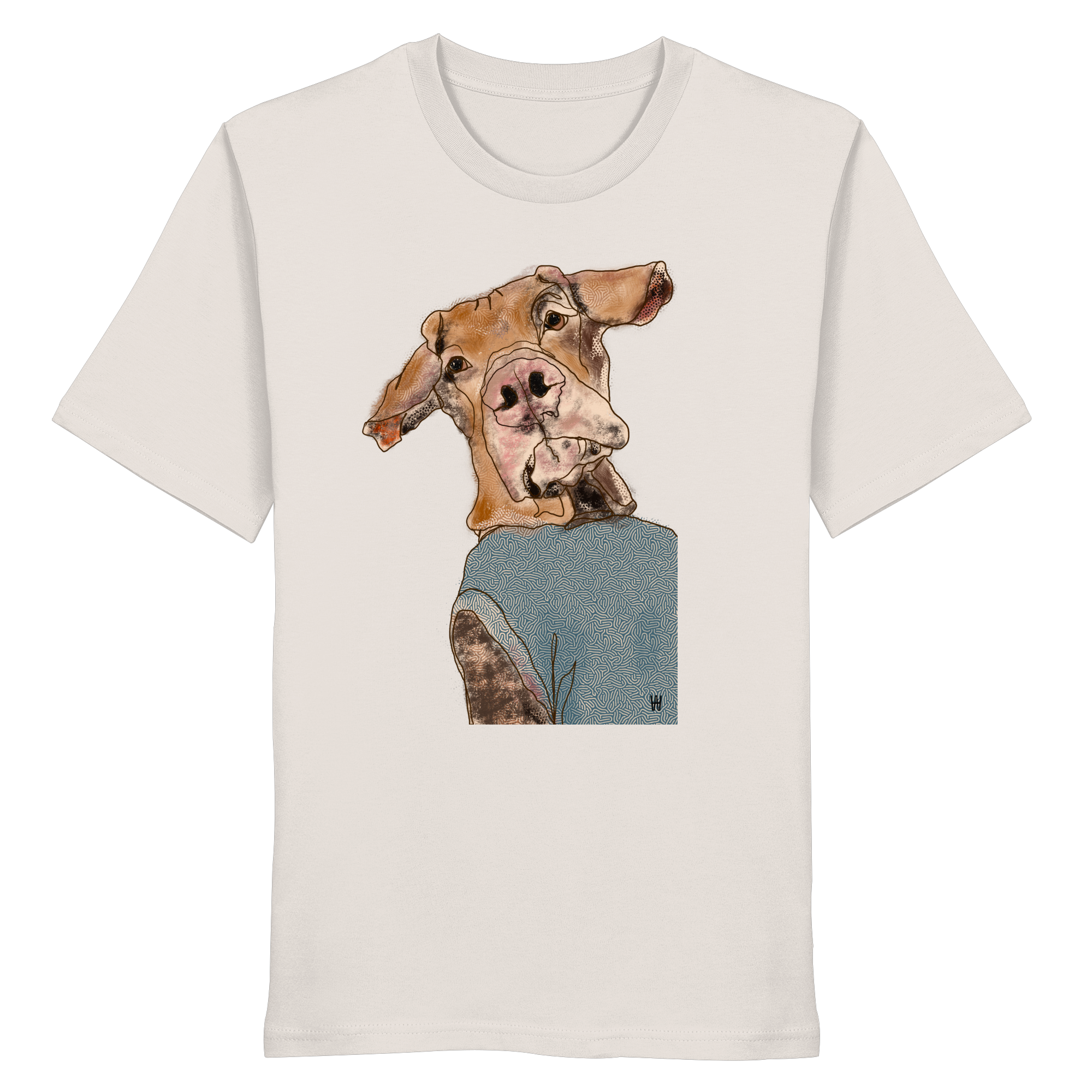 Magyar Vizsla #1 ... Organic Unisex Shirt ... Charakterköpfe
