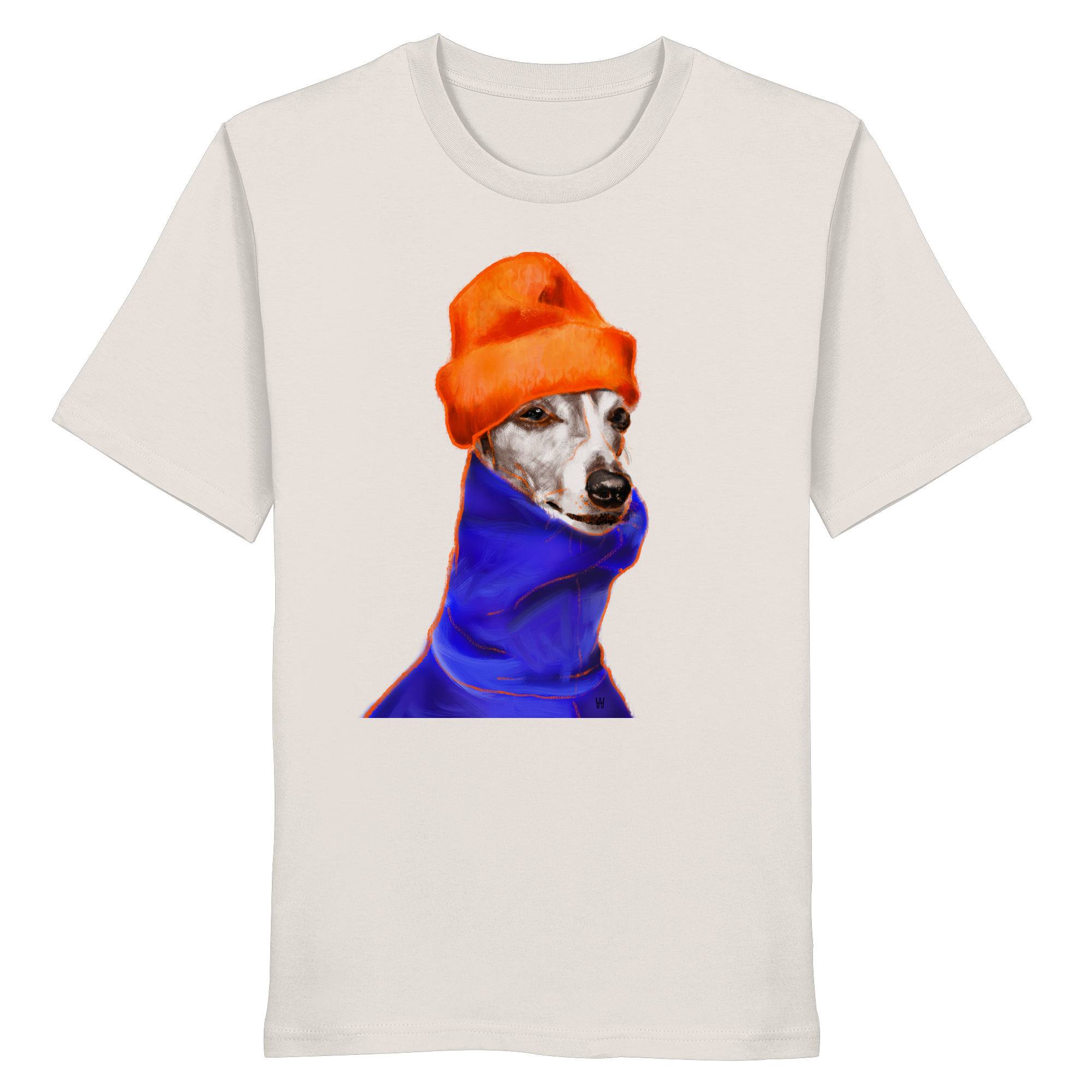 Whippet #2 ... Organic Unisex T-Shirt ... Charakterköpfe