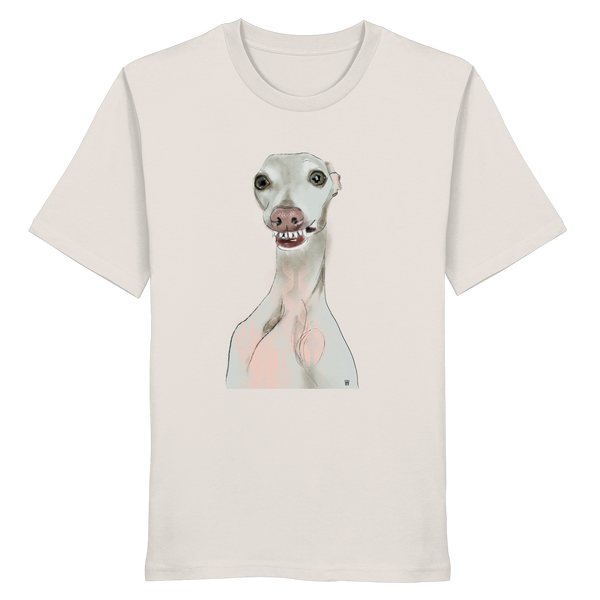 Italienisches Windspiel #12 ... Organic Unisex T-Shirt ... Charakterköpfe