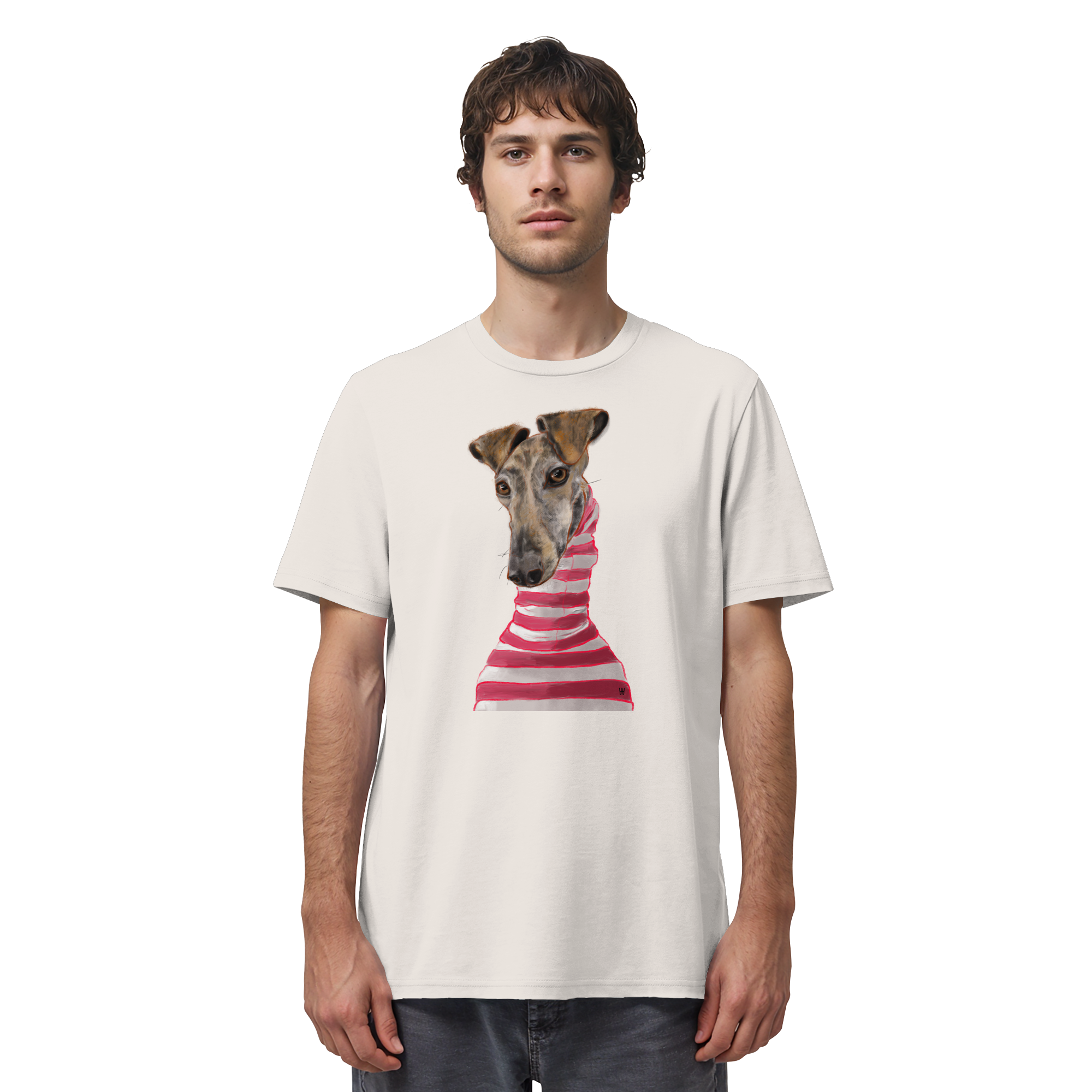 Galgo #2 ... Organic Unisex T-Shirt ... Charakterköpfe