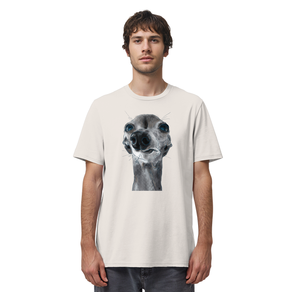 Italienisches Windspiel #6 ... Organic Unisex T-Shirt ... Charakterköpfe