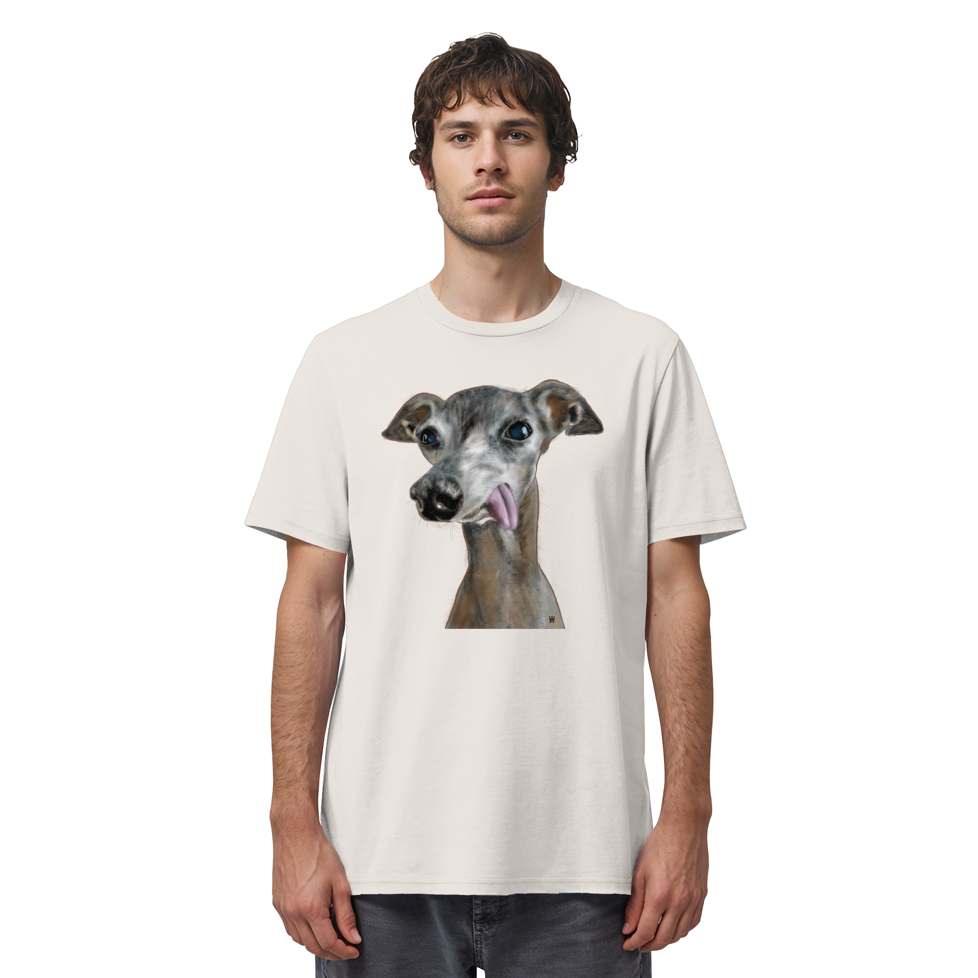 Italienisches Windspiel #8 ... Organic Unisex T-Shirt ... Lieblingsmomente