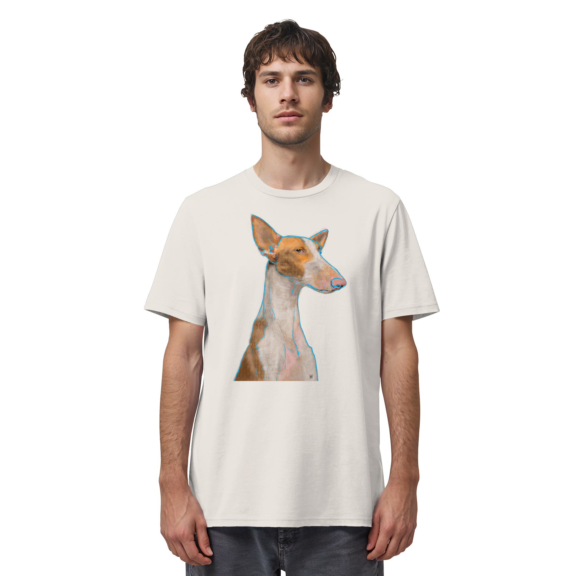 Podenco #3 ... Organic Unisex T-shirt ... Seelenstudien