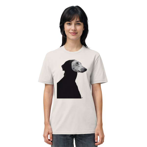 Whippet #12 ... Organic Unisex Shirt ... Charakterköpfe