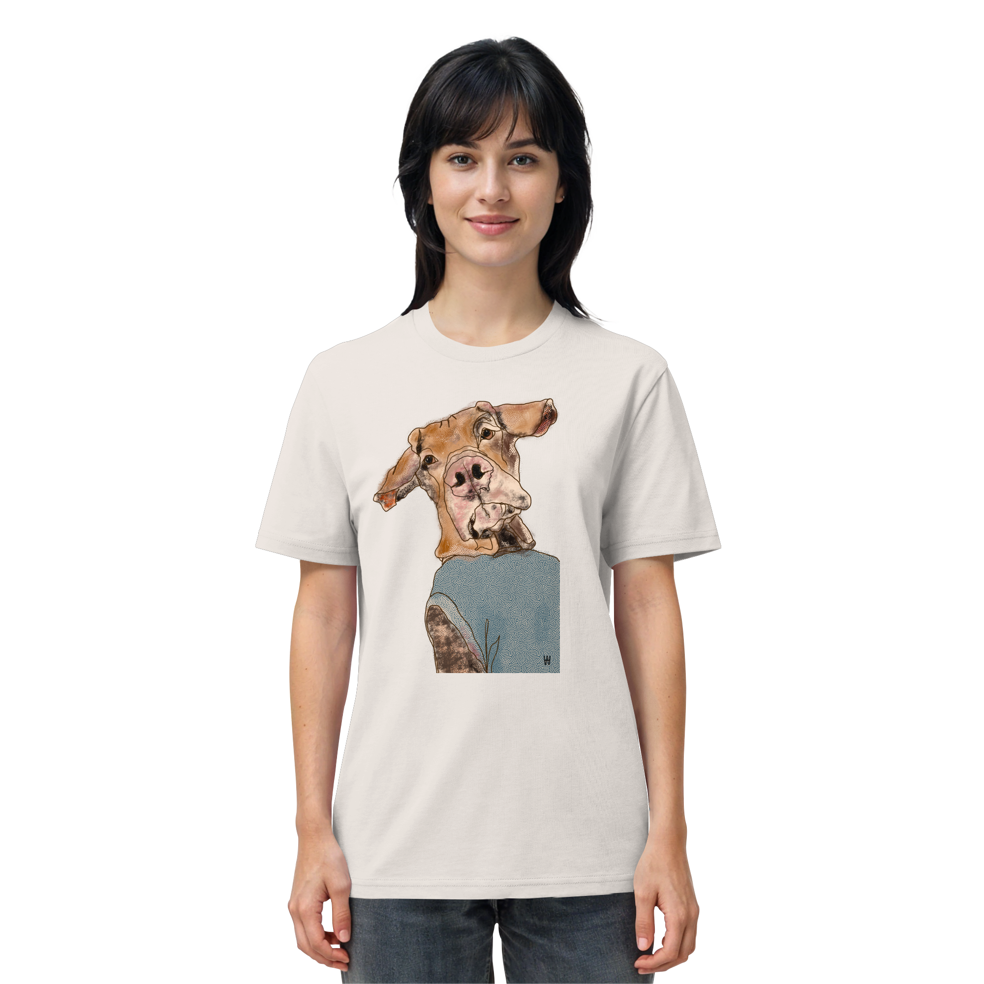 Magyar Vizsla #1 ... Organic Unisex Shirt ... Charakterköpfe
