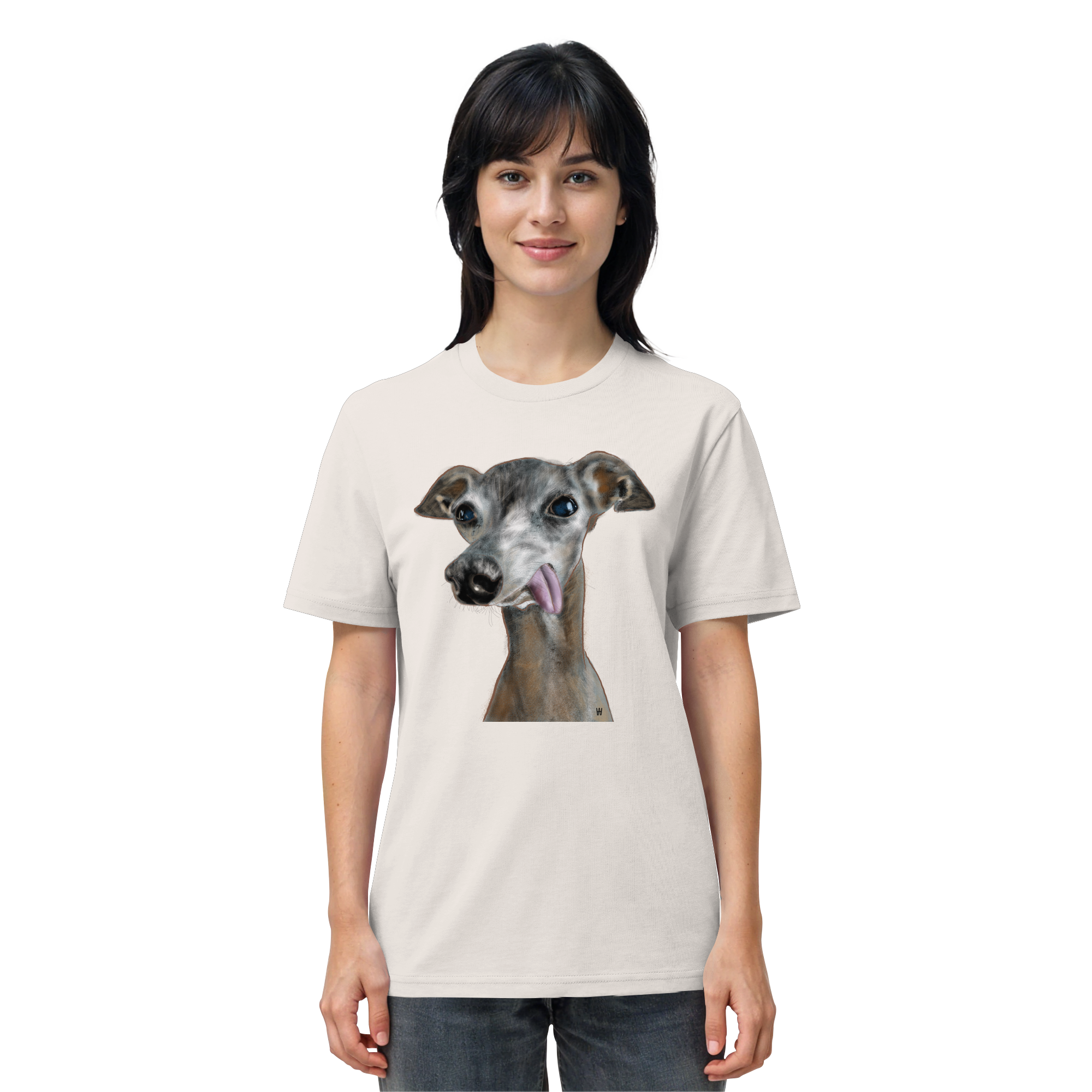 Italienisches Windspiel #8 ... Organic Unisex T-Shirt ... Lieblingsmomente