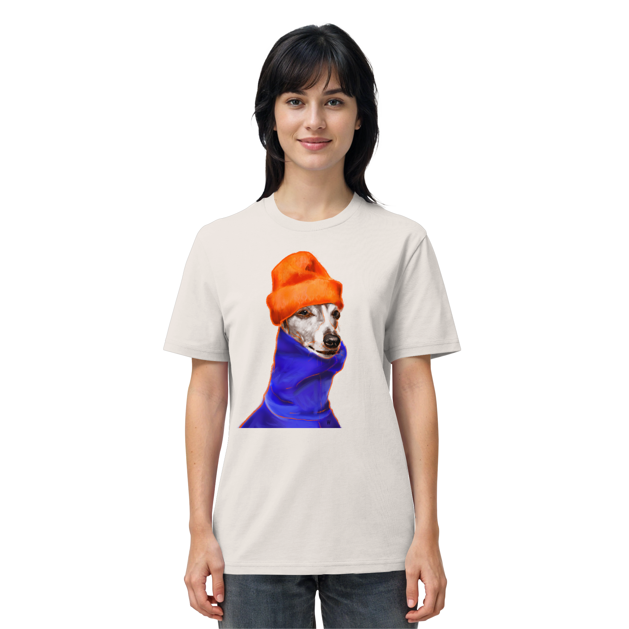 Whippet #2 ... Organic Unisex T-Shirt ... Charakterköpfe