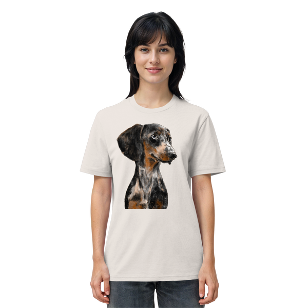 Dackel #2 ... Organic Unisex Shirt ... Charakterköpfe