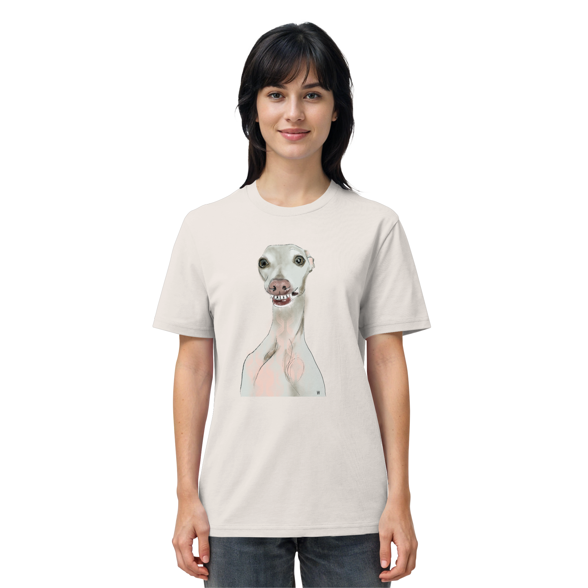 Italienisches Windspiel #12 ... Organic Unisex T-Shirt ... Charakterköpfe