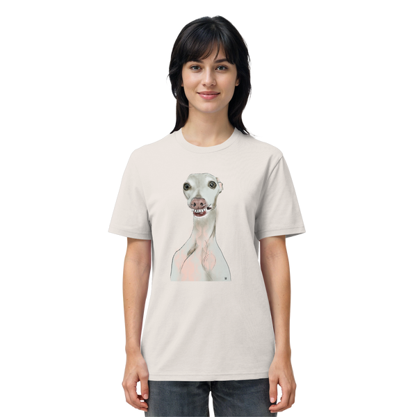 Italienisches Windspiel #12 ... Organic Unisex T-Shirt ... Charakterköpfe