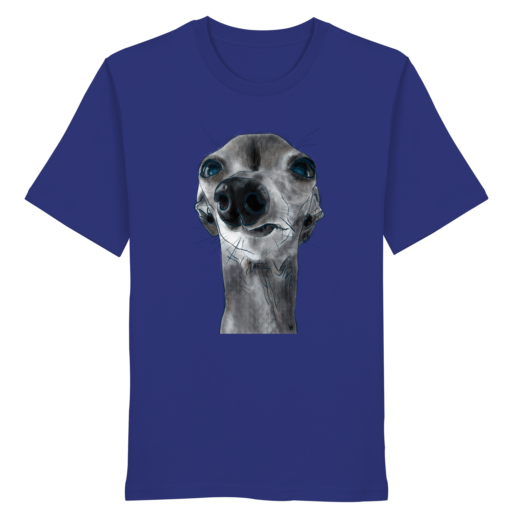 Italienisches Windspiel #6 ... Organic Unisex T-Shirt ... Charakterköpfe