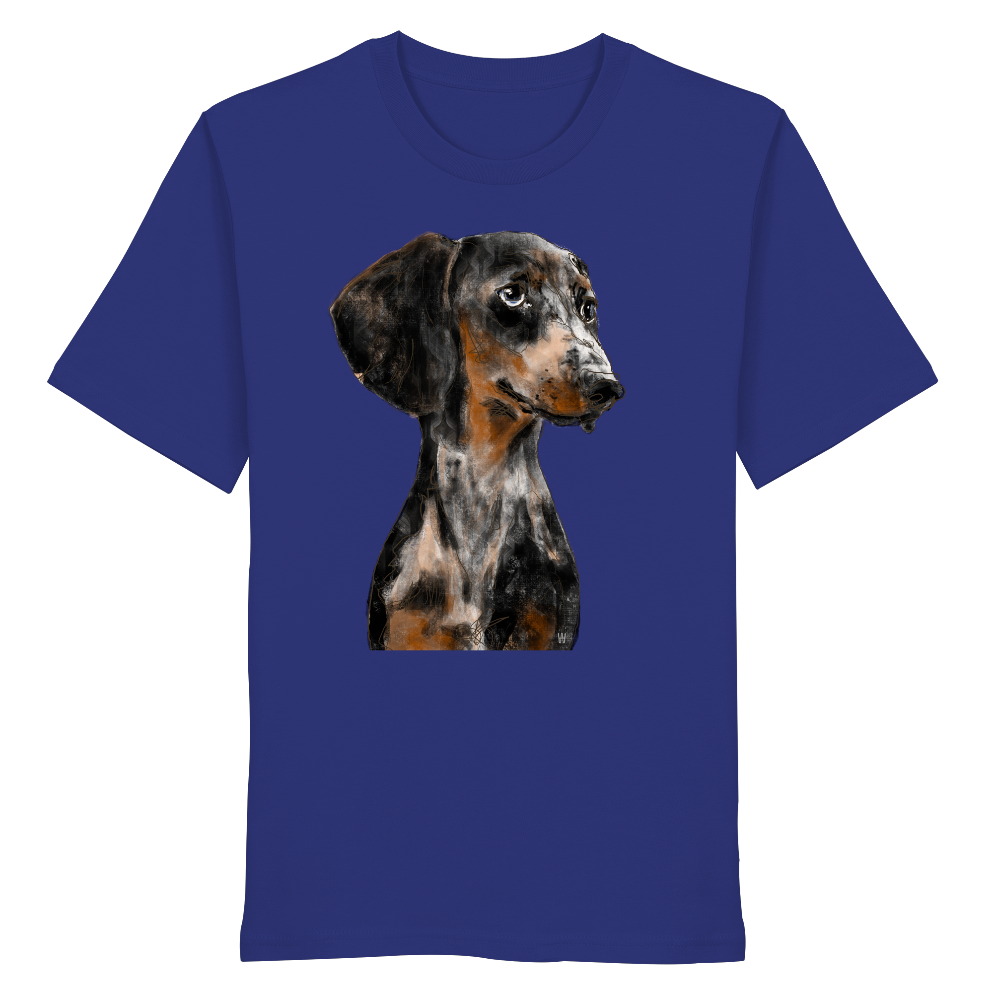 Dackel #2 ... Organic Unisex Shirt ... Charakterköpfe