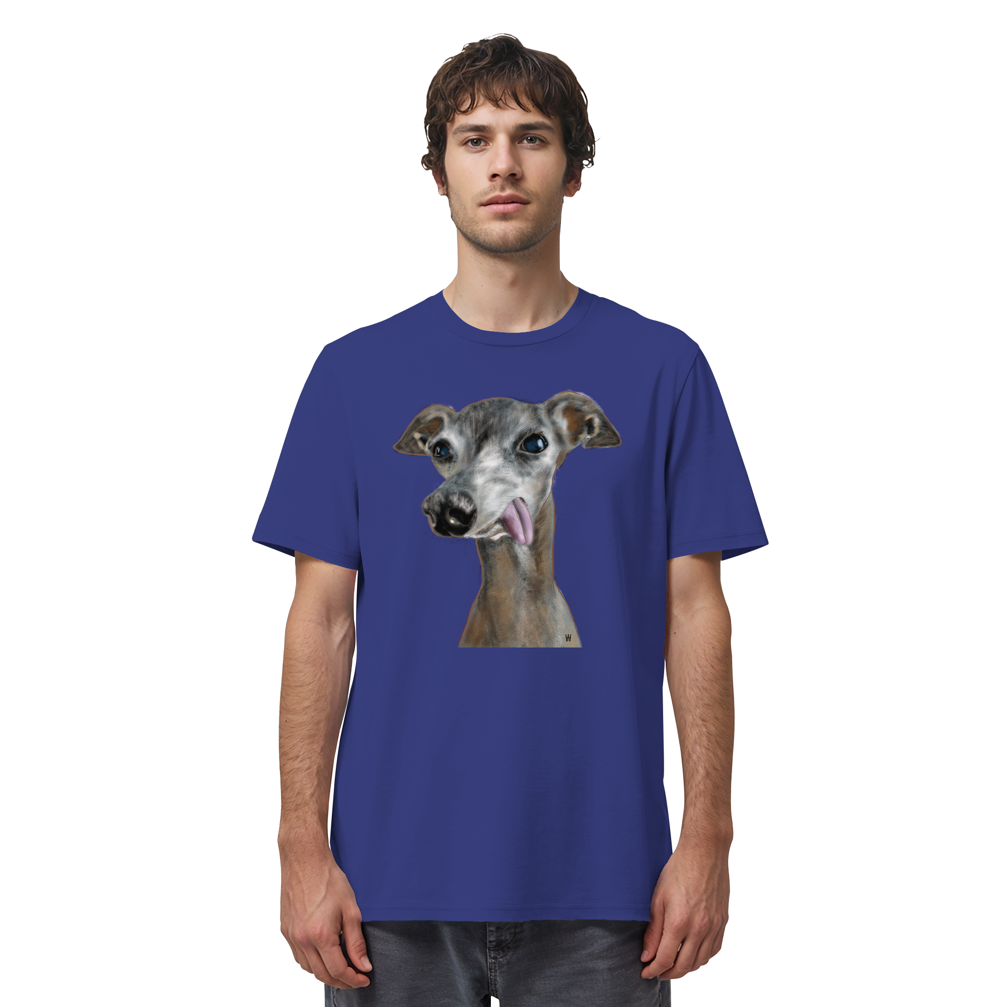 Italienisches Windspiel #8 ... Organic Unisex T-Shirt ... Lieblingsmomente