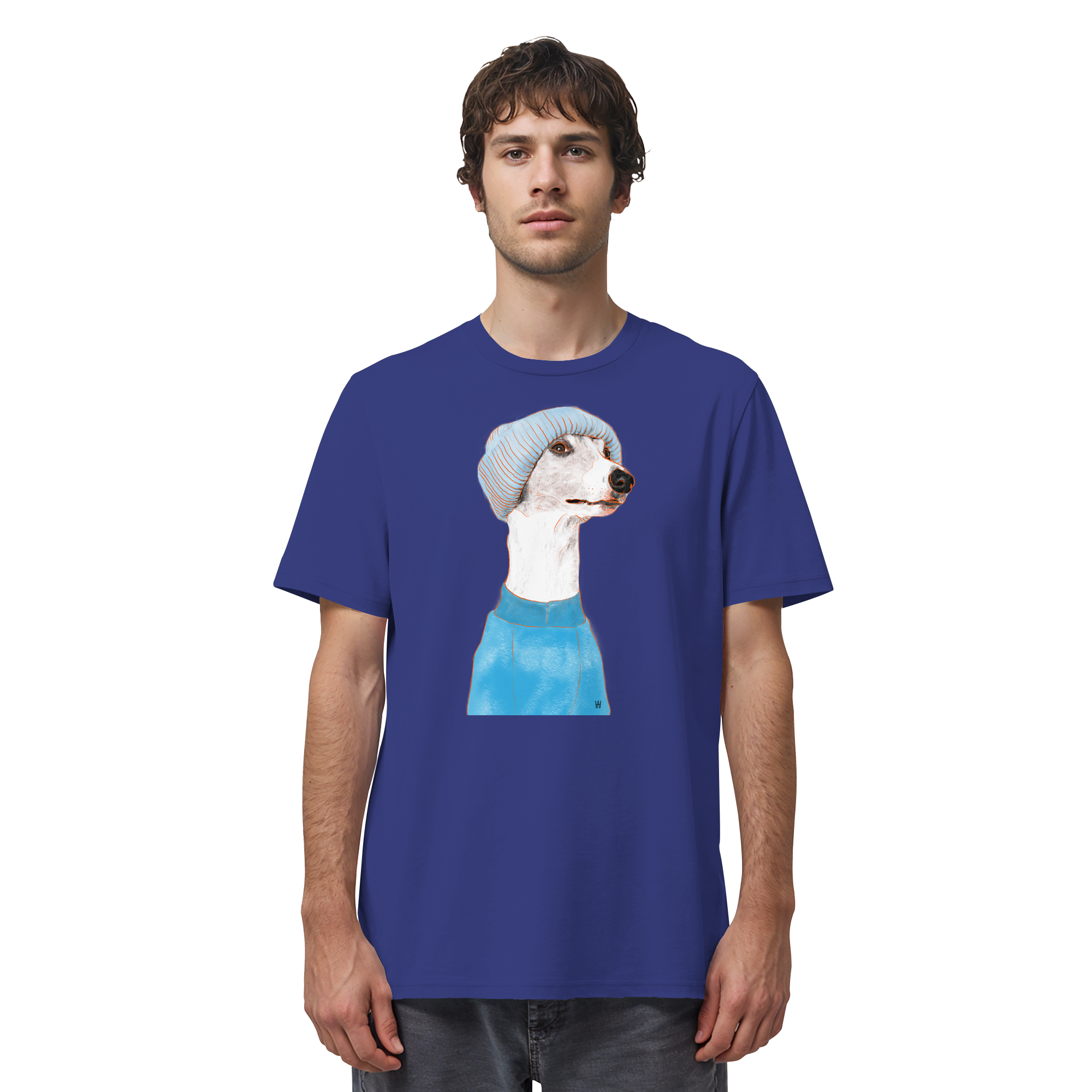 Whippet #3 ... Organic Unisex T-Shirt ... Charakterköpfe