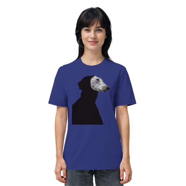 Whippet #12 ... Organic Unisex Shirt ... Charakterköpfe