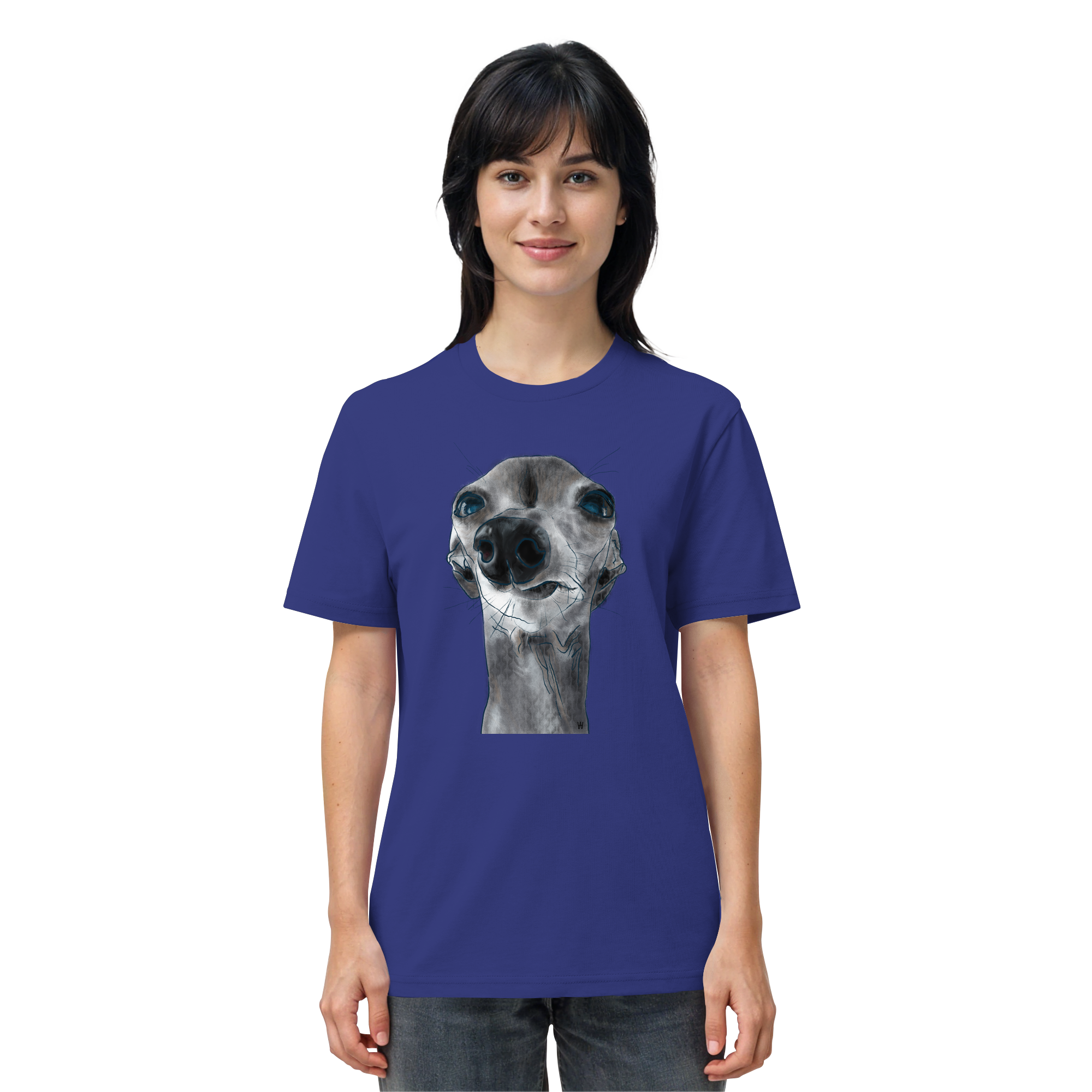 Italienisches Windspiel #6 ... Organic Unisex T-Shirt ... Charakterköpfe