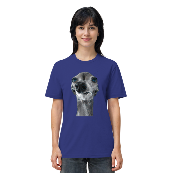 Italienisches Windspiel #6 ... Organic Unisex T-Shirt ... Charakterköpfe