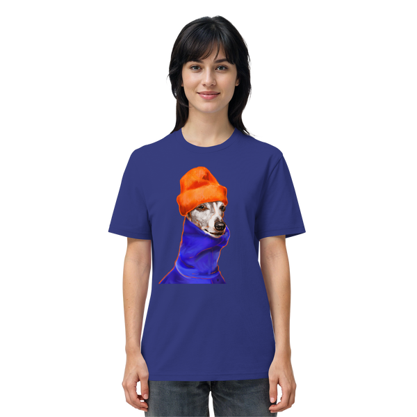 Whippet #2 ... Organic Unisex T-Shirt ... Charakterköpfe