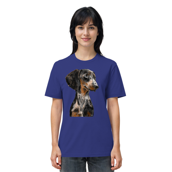 Dackel #2 ... Organic Unisex Shirt ... Charakterköpfe