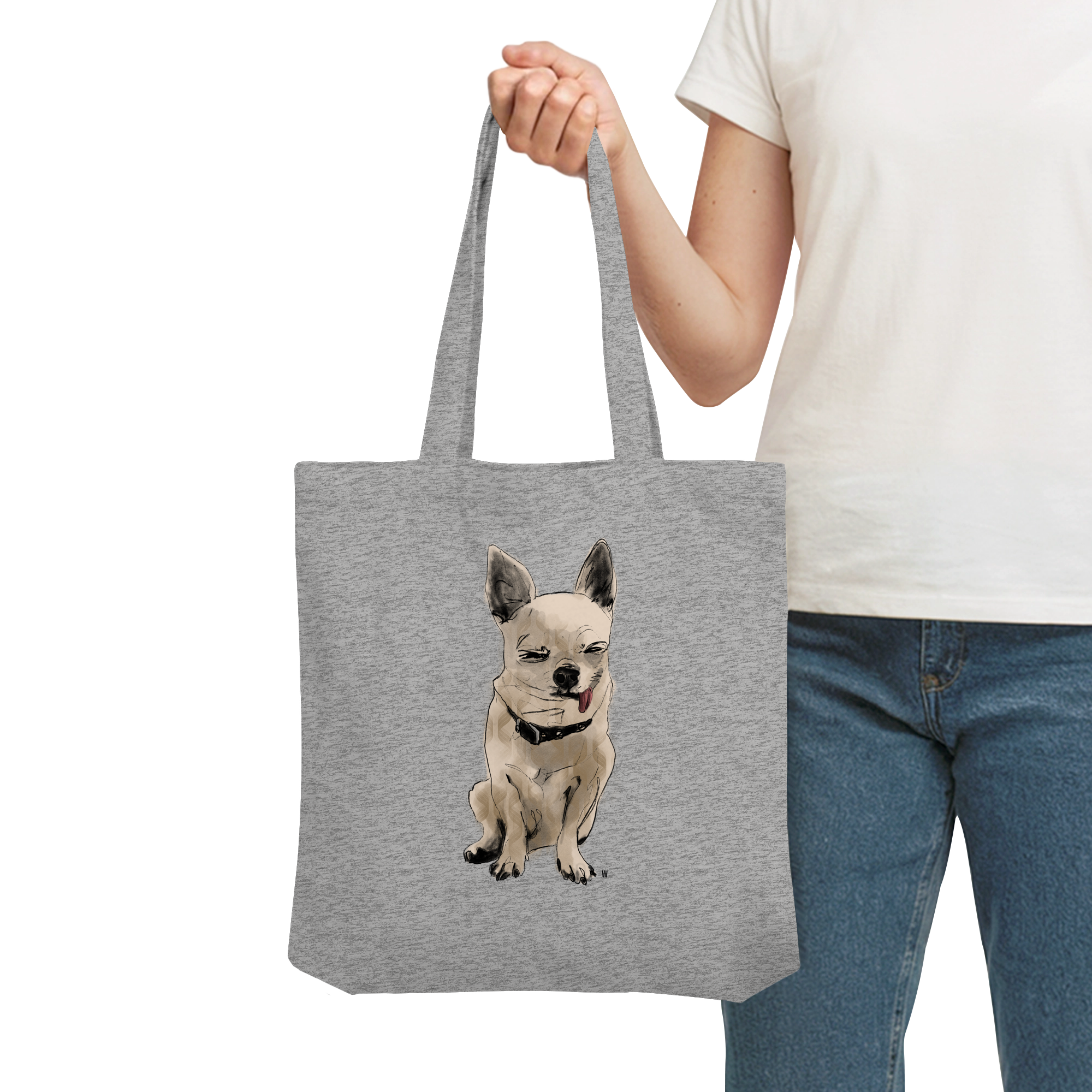 Chihuahua #6 ... Organic Tote Bag ... Seelenstudien