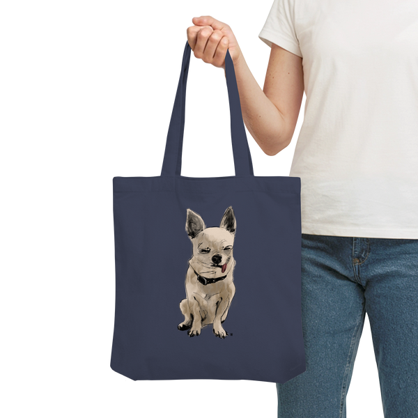 Chihuahua #6 ... Organic Tote Bag ... Seelenstudien