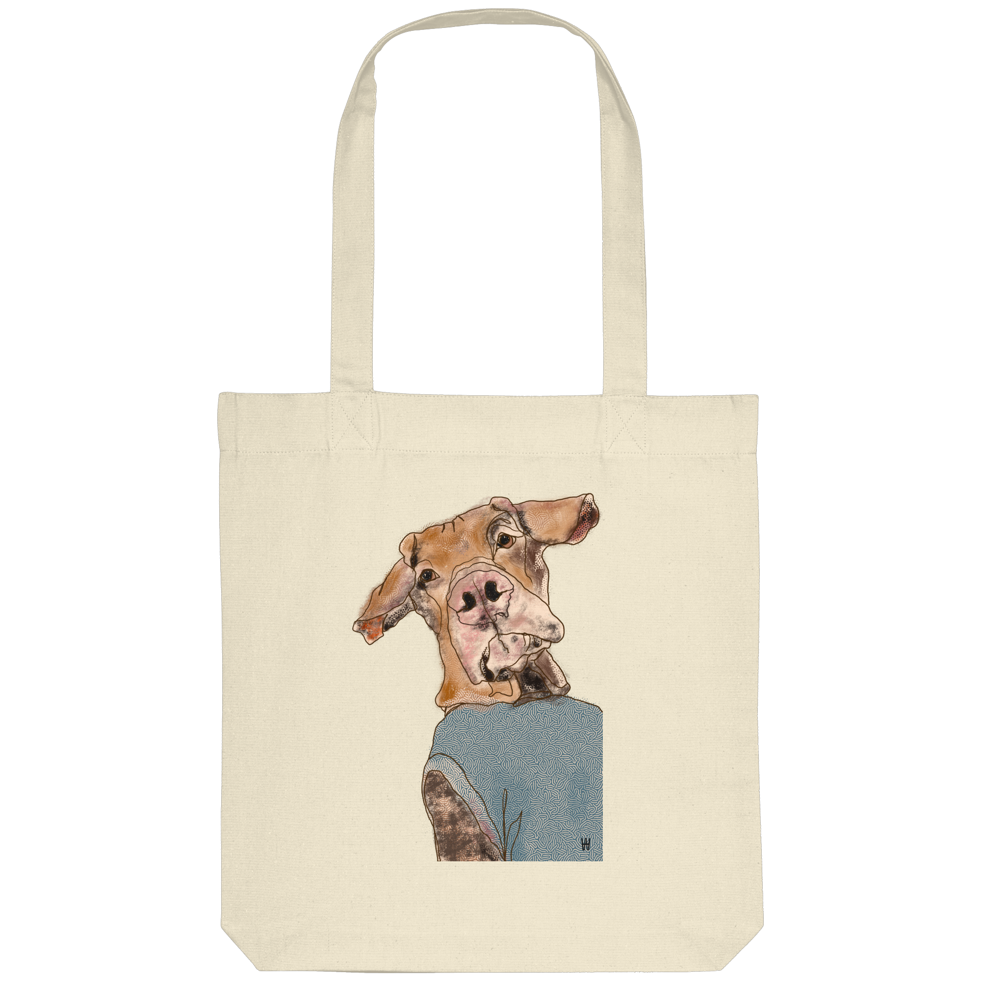 Magyar Vizsla #1 ... Organic Tote Bag ... Charakterköpfe