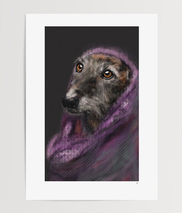 Galgo #11 ... Kunstdruck (limitiert 15) ... Seelenstudien