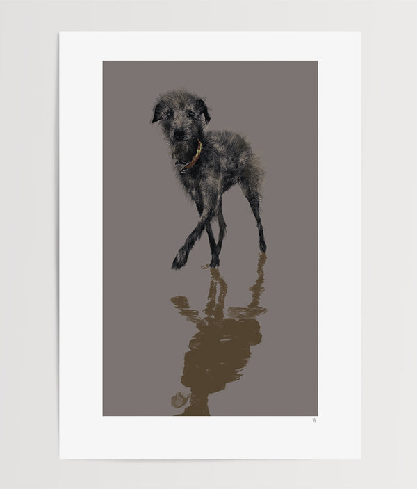Bedlington Whippet #1 ... Kunstdruck (limitiert 15) ... Lieblingsmomente