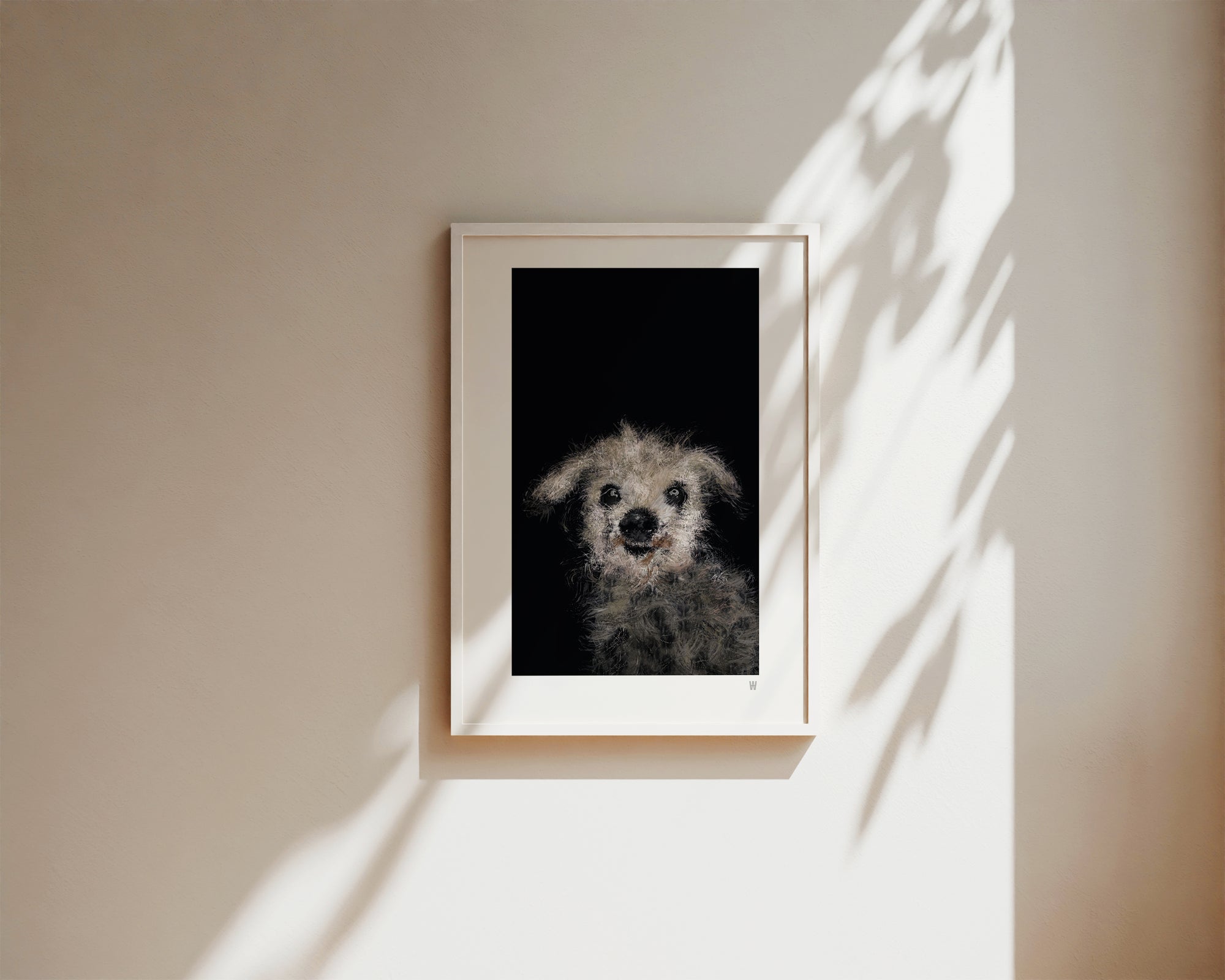 Hund Illustration ... Digitale Skizze ... Kunstdruck Hund A4 ... Limited Edition ... Serie #1