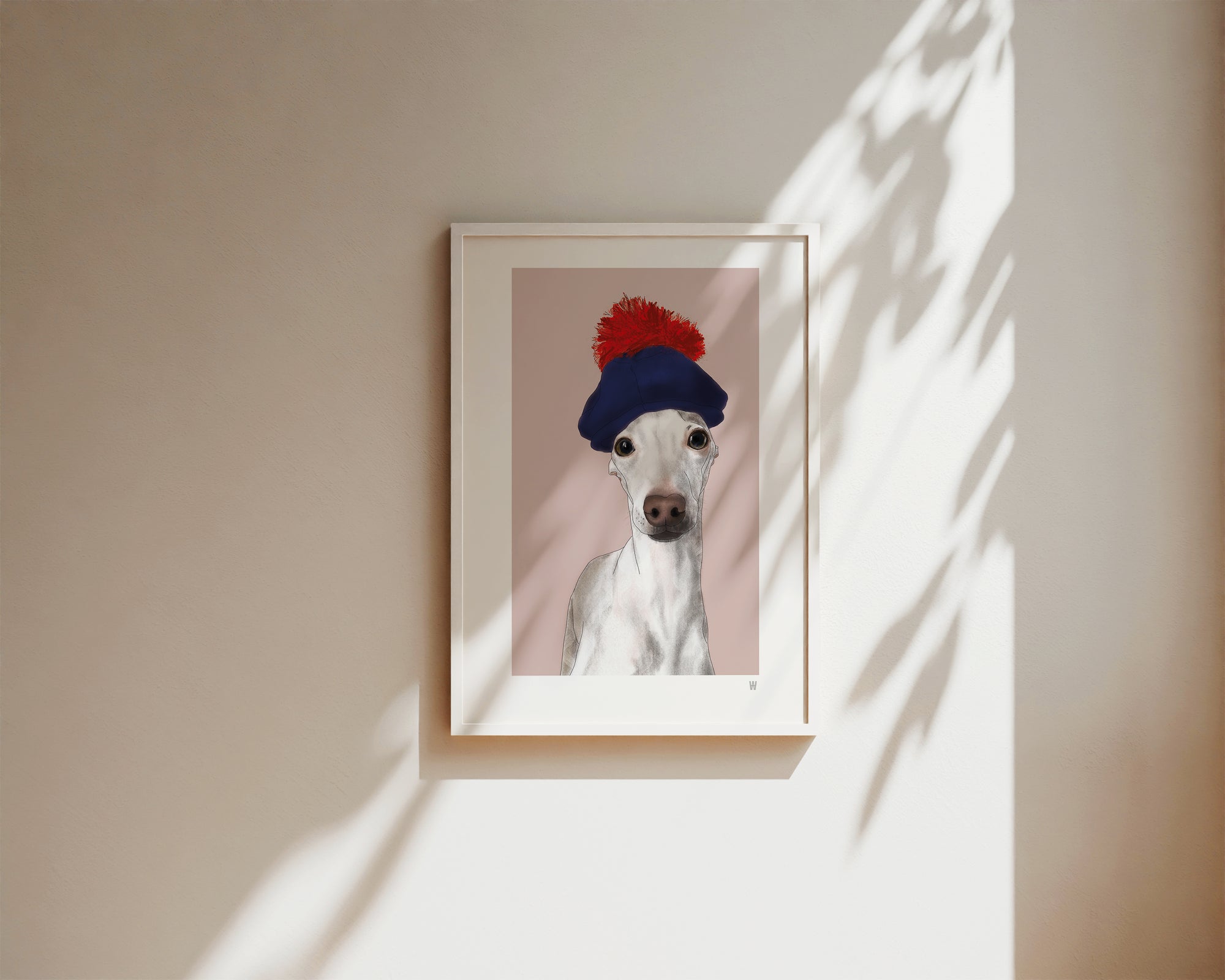 Hund Illustration ... Iggy ... Digitale Skizze ... Kunstdruck Hund A4 ... Limited Edition ... Serie #1