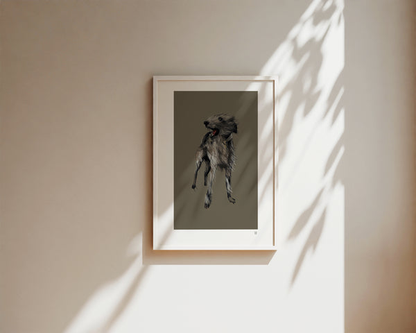 Bedlington Whippet #2 ... Kunstdruck (limitiert 15) ... Lieblingsmomente