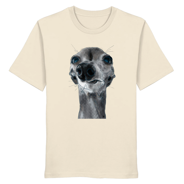 Italienisches Windspiel Freigeist | Bio-T-Shirt mit Hundeillustration