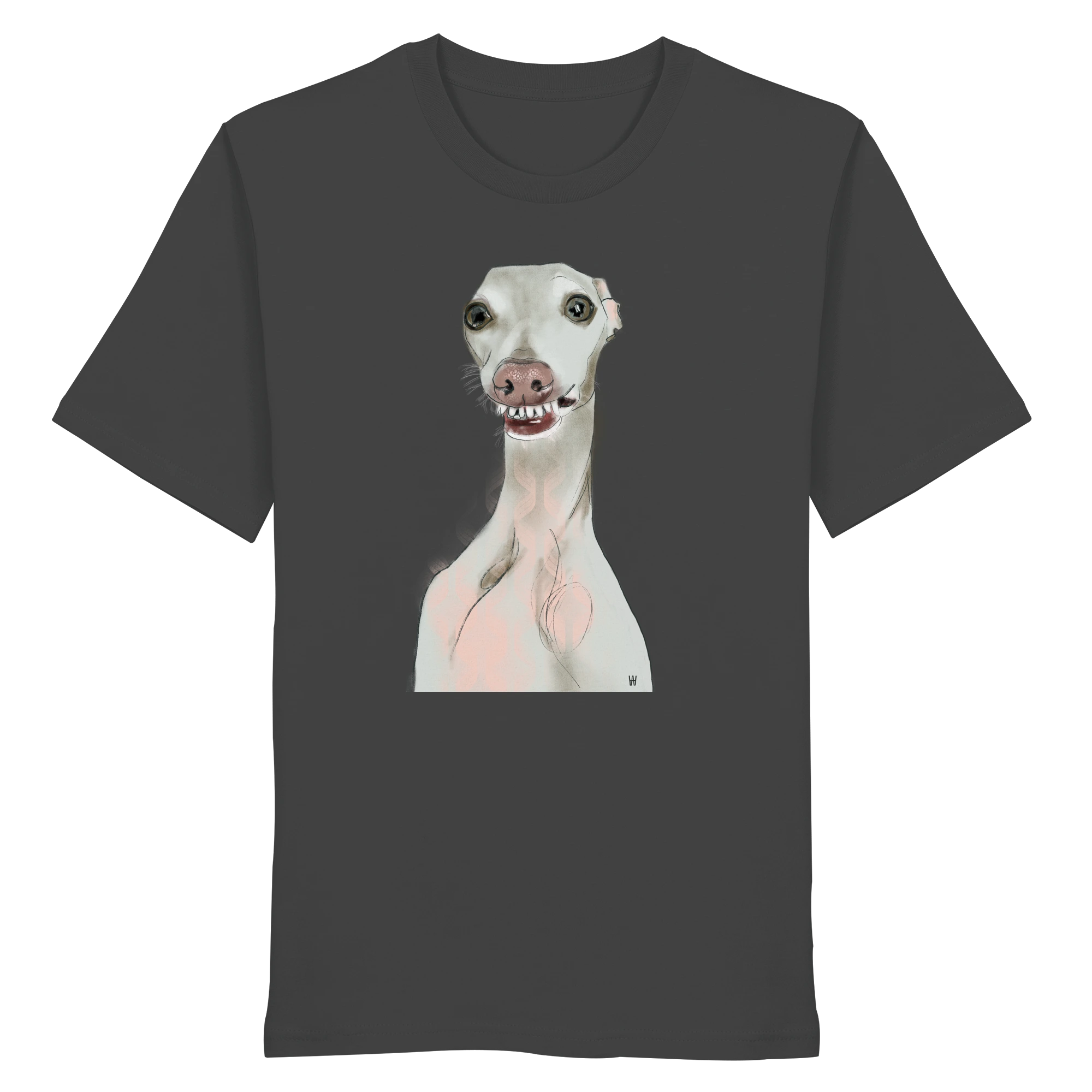 Italienisches Windspiel Schalk | Bio T-Shirt mit Hundeillustration