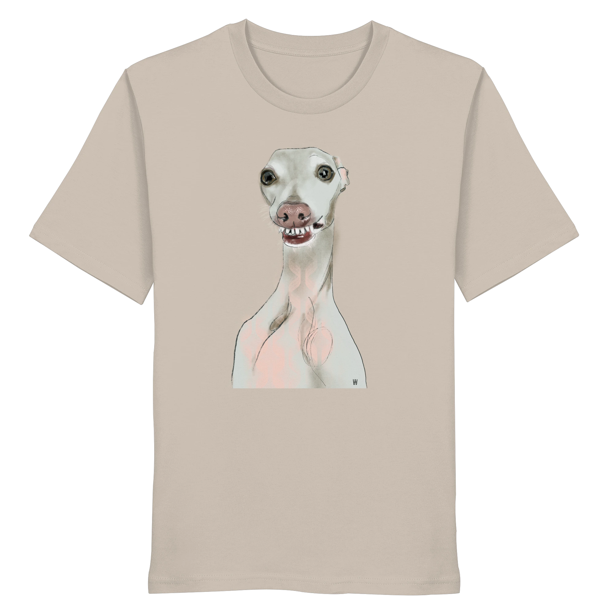Italienisches Windspiel Schalk | Bio T-Shirt mit Hundeillustration