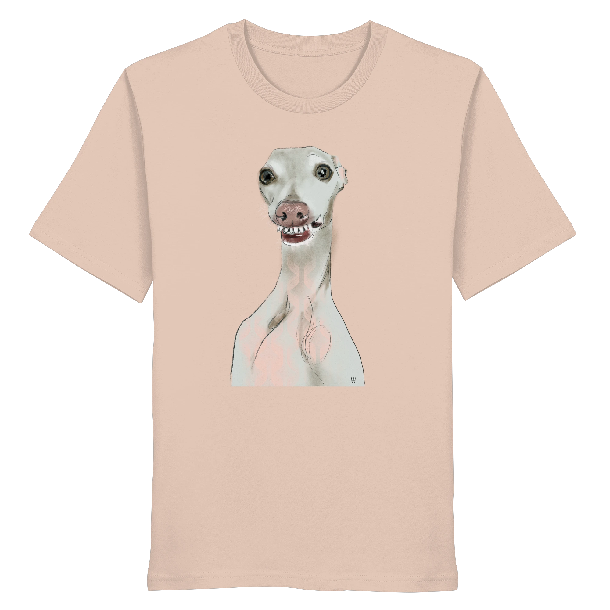 Italienisches Windspiel Schalk | Bio T-Shirt mit Hundeillustration