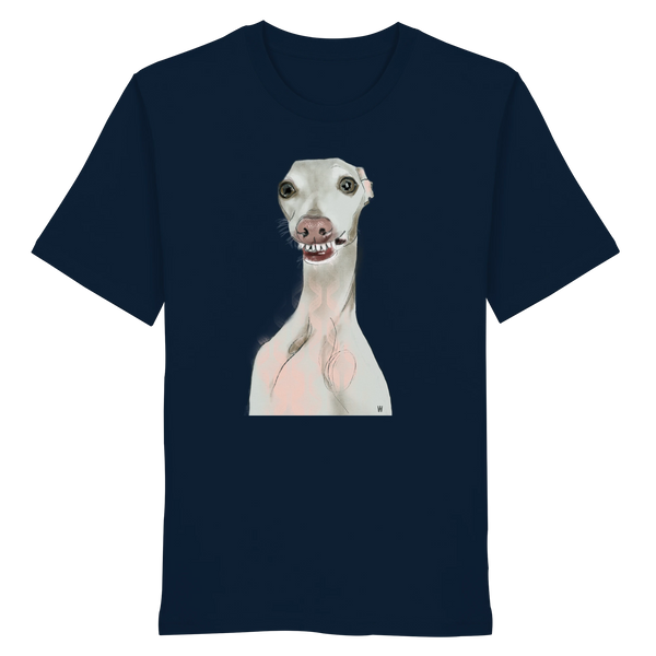 Italienisches Windspiel Schalk | Bio T-Shirt mit Hundeillustration