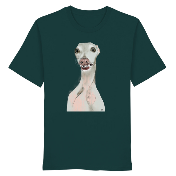 Italienisches Windspiel Schalk | Bio T-Shirt mit Hundeillustration