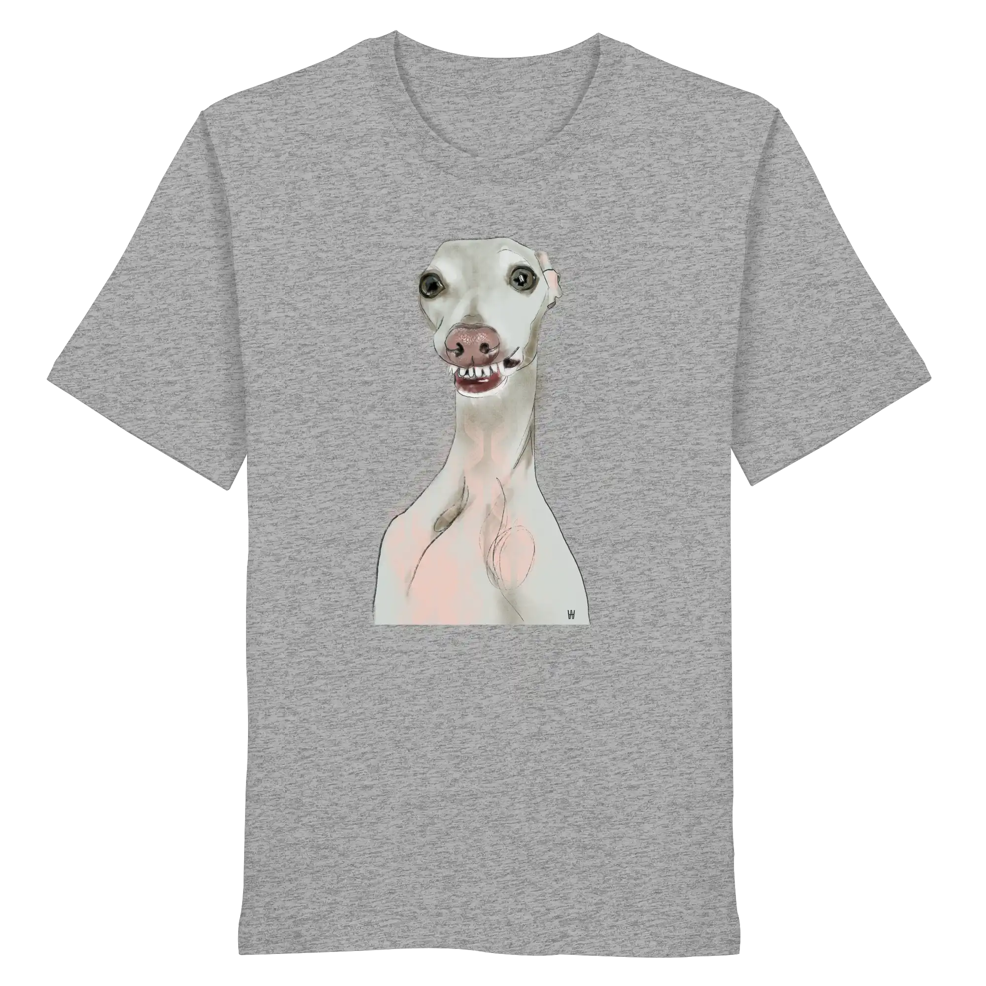 Italienisches Windspiel Schalk | Bio T-Shirt mit Hundeillustration