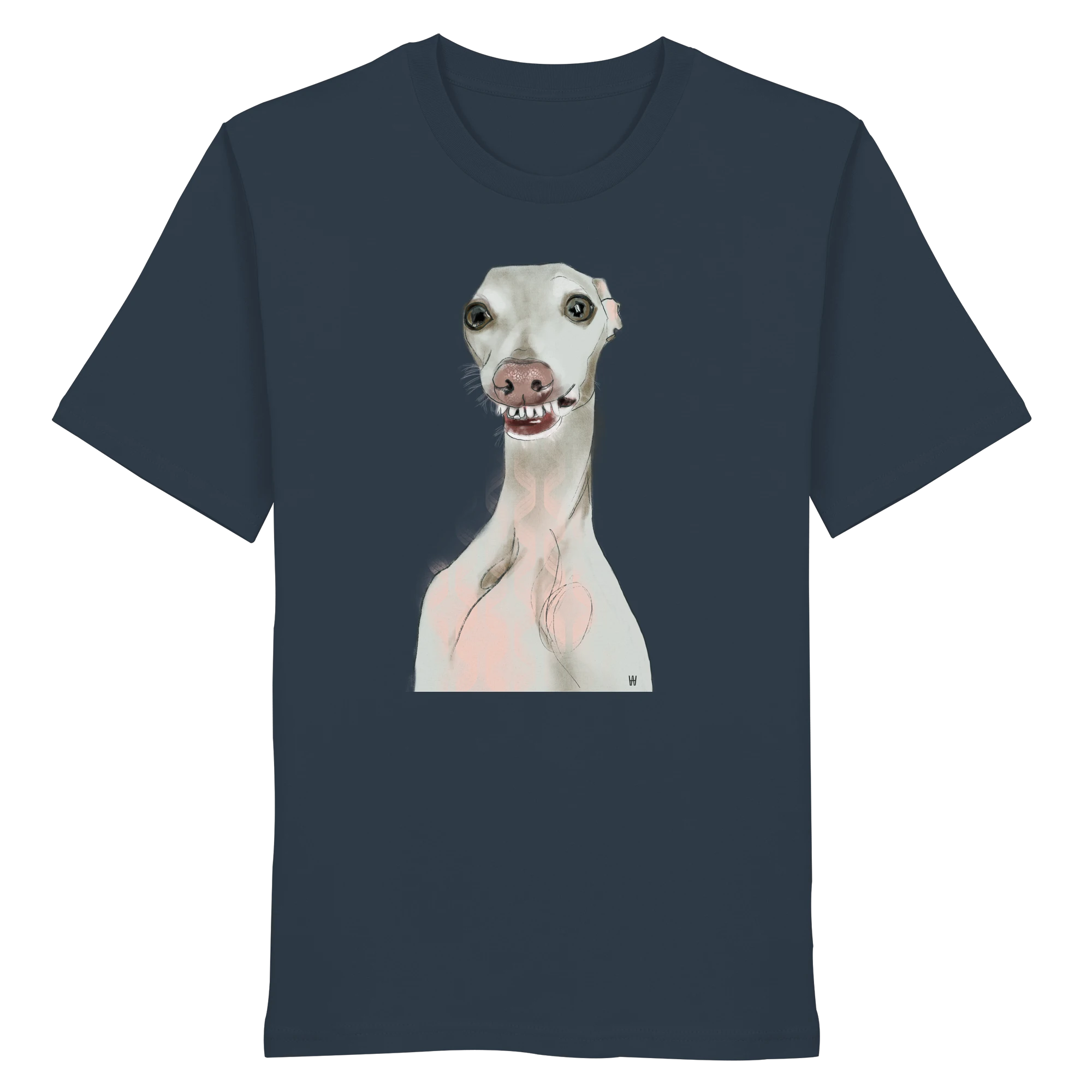 Italienisches Windspiel Schalk | Bio T-Shirt mit Hundeillustration