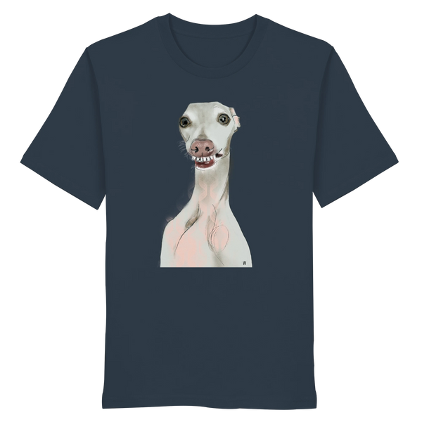 Italienisches Windspiel Schalk | Bio T-Shirt mit Hundeillustration