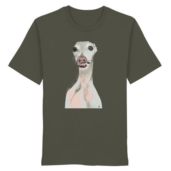 Italienisches Windspiel Schalk | Bio T-Shirt mit Hundeillustration