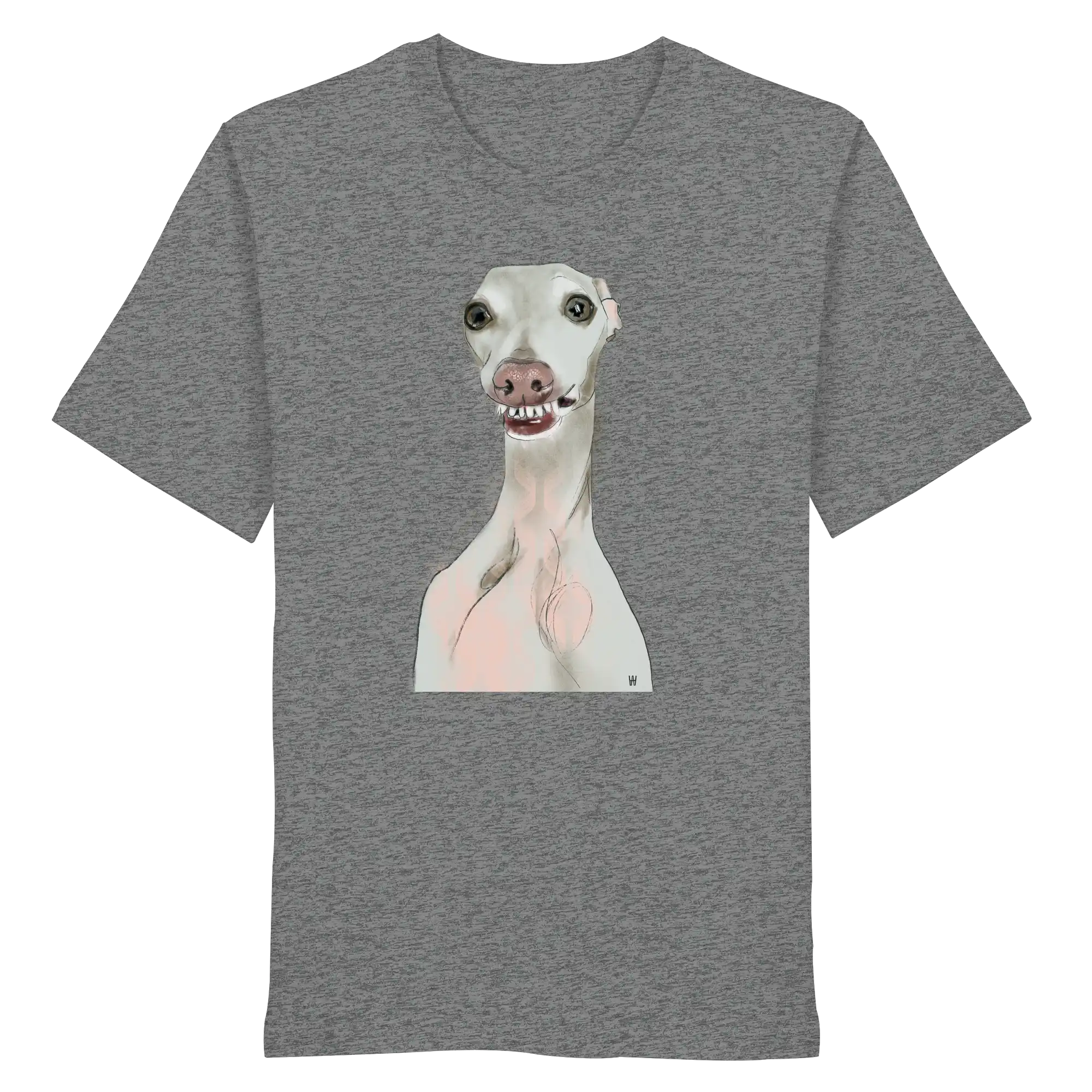 Italienisches Windspiel Schalk | Bio T-Shirt mit Hundeillustration